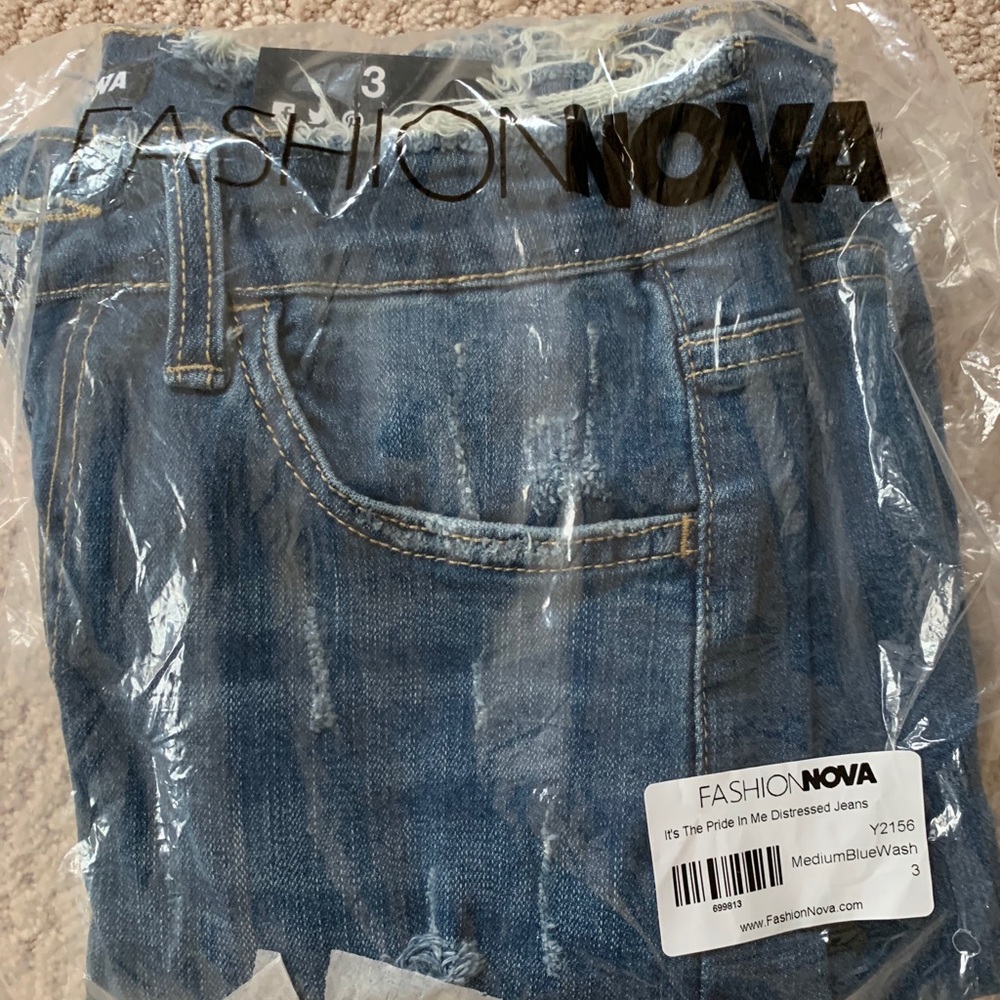 It's The Pride In Me Distressed Jeans - Picture 4 of 4